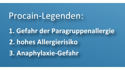 Risiko Procain? Zur Arzneimittelsicherheit von Procain in der Neuraltherapie.